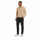 Men's Slim-Fit Tailored Trousers Flat Front