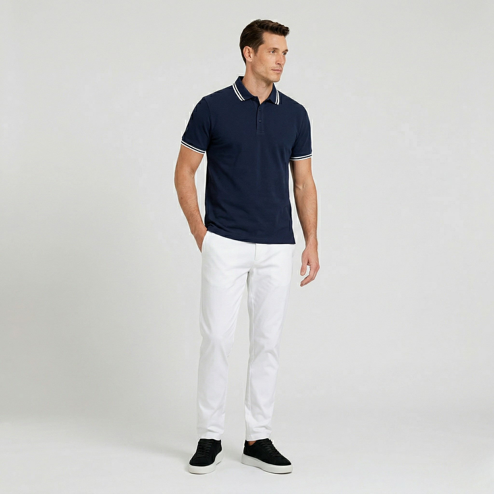 Men's Short Sleeve Piqué Polo Shirt Regular Fit