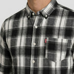 Men's Long Sleeve Shirt Button-Down Collar Regular Fit