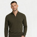 Men’s Zip Up Jumper Comfortable Knit for Daily Wear