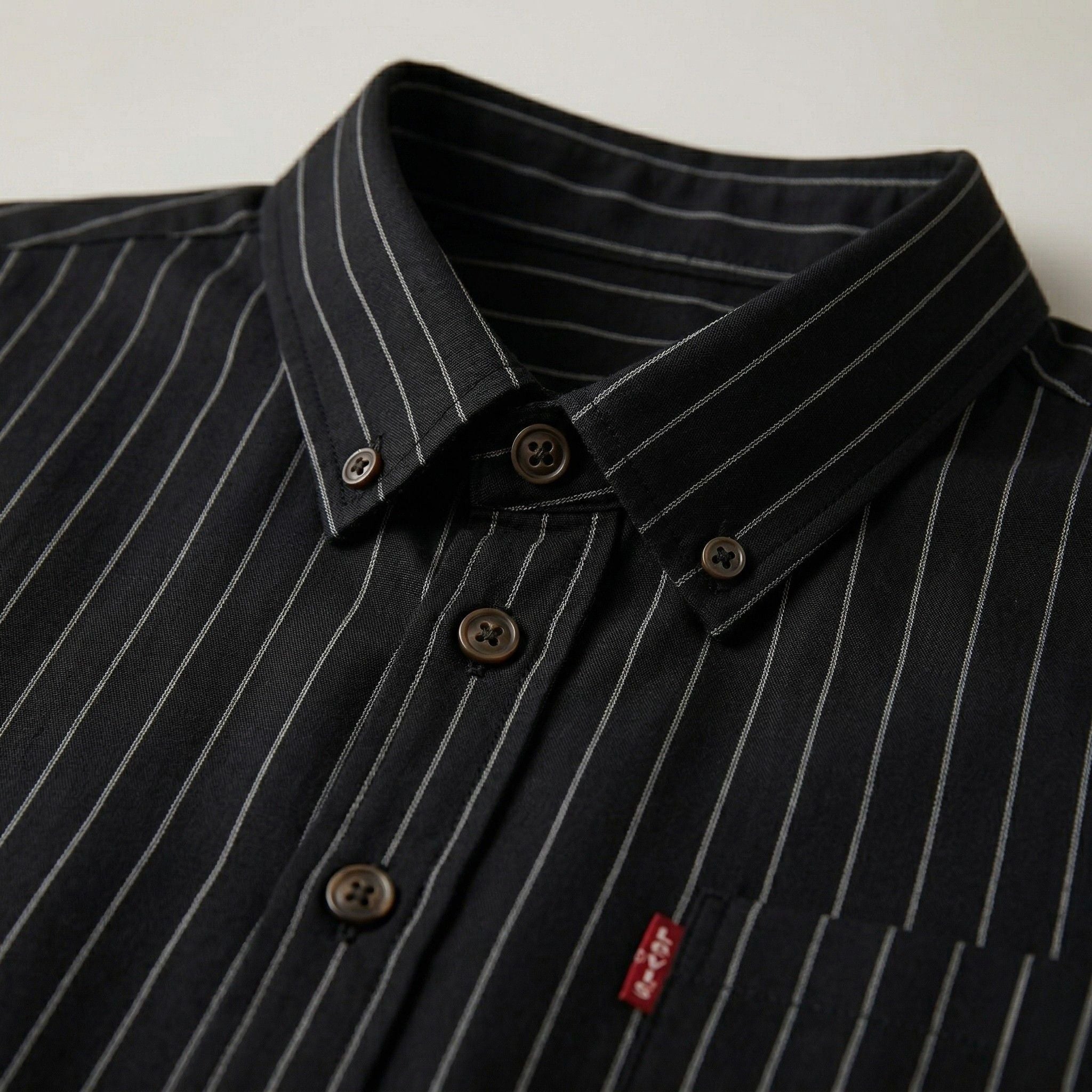 Men's Long Sleeve Shirt Button-Down Collar Regular Fit