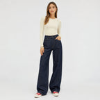 Women's High Rise Jeans Wide Leg Relaxed Fit