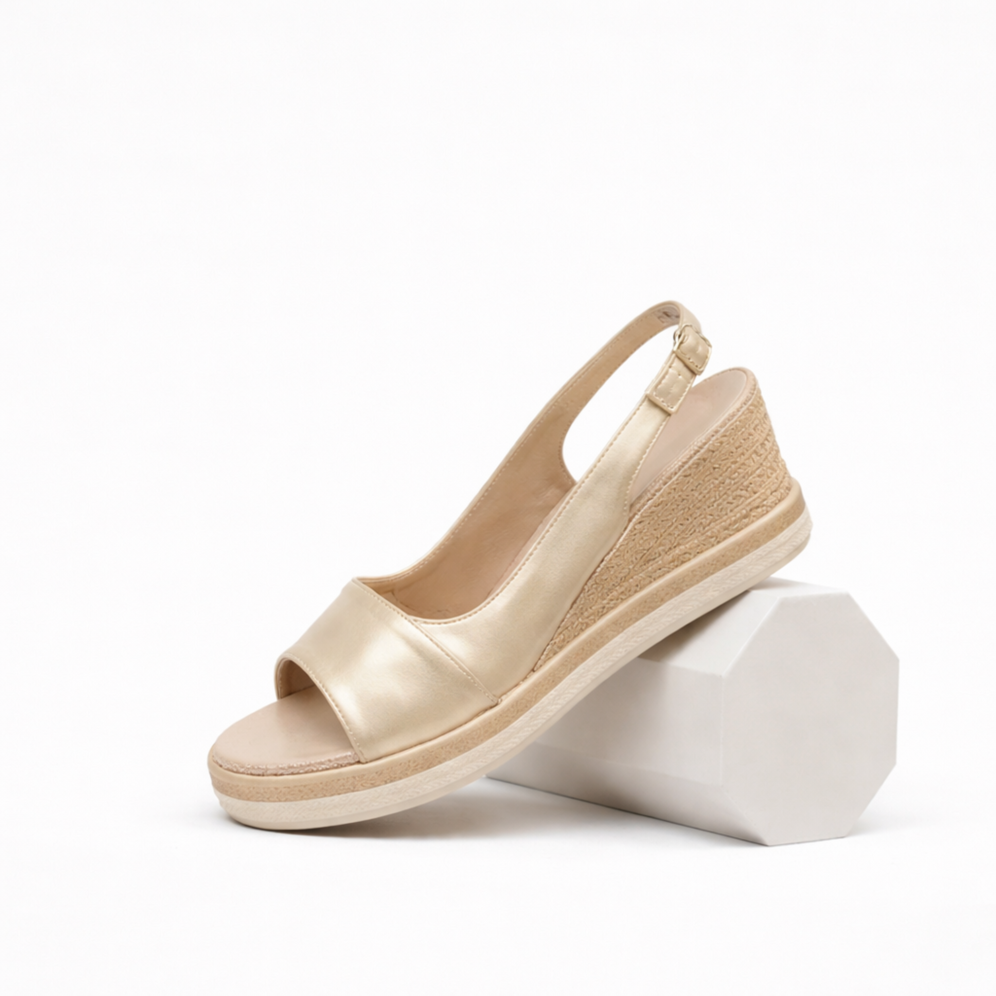 Women’s Leather Roman Sandals One-Strap Open-Toe