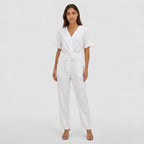 Women's Co-ord V-Neck Short Sleeve Relaxed Fit
