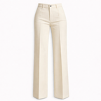 Women's High Waist Trousers Front Seam Tailored Fit