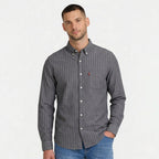 Men's Long Sleeve Shirt Button-Down Collar Regular Fit