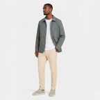 Men's Jacket Diamond Quilted Button Regular Fit
