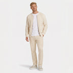 Men's Knit Cardigan Zip Ribbed Regular Fit