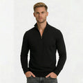 Men’s Zip Up Jumper Comfortable Knit for Daily Wear
