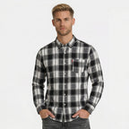 Men's Long Sleeve Shirt Button-Down Collar Regular Fit
