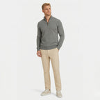 Men’s Zip Up Jumper Comfortable Knit for Daily Wear