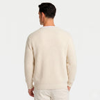 Men's Knit Cardigan Zip Ribbed Regular Fit