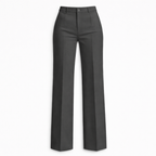Women's High Waist Trousers Front Seam Tailored Fit