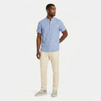 Men's Short Sleeve Shirt Striped Regular Fit