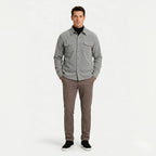 Men's Overshirt Corduroy Long Sleeve Button-Down Regular Fit