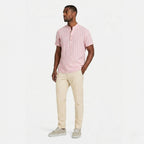 Men's Short Sleeve Shirt Striped Regular Fit