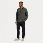Men's Overshirt Corduroy Long Sleeve Button-Down Regular Fit