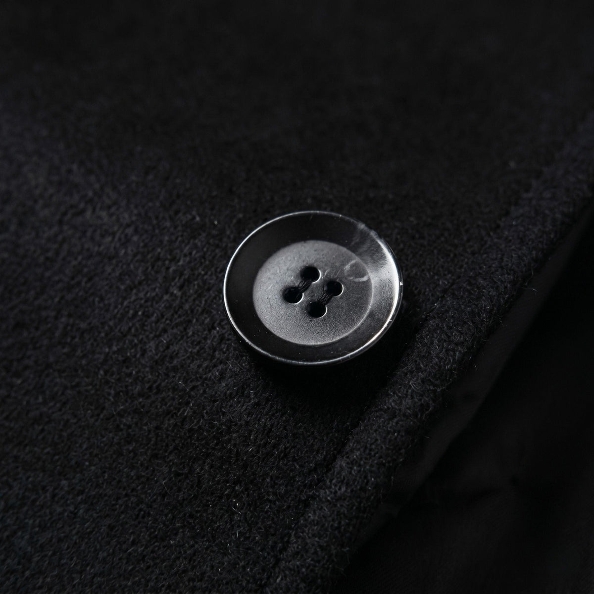 Men's Wool-Blend Overcoat Single-Breasted Notch Lapel  Tailored Fit