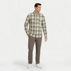 Men's Long Sleeve Shirt Button-Down Collar Regular Fit