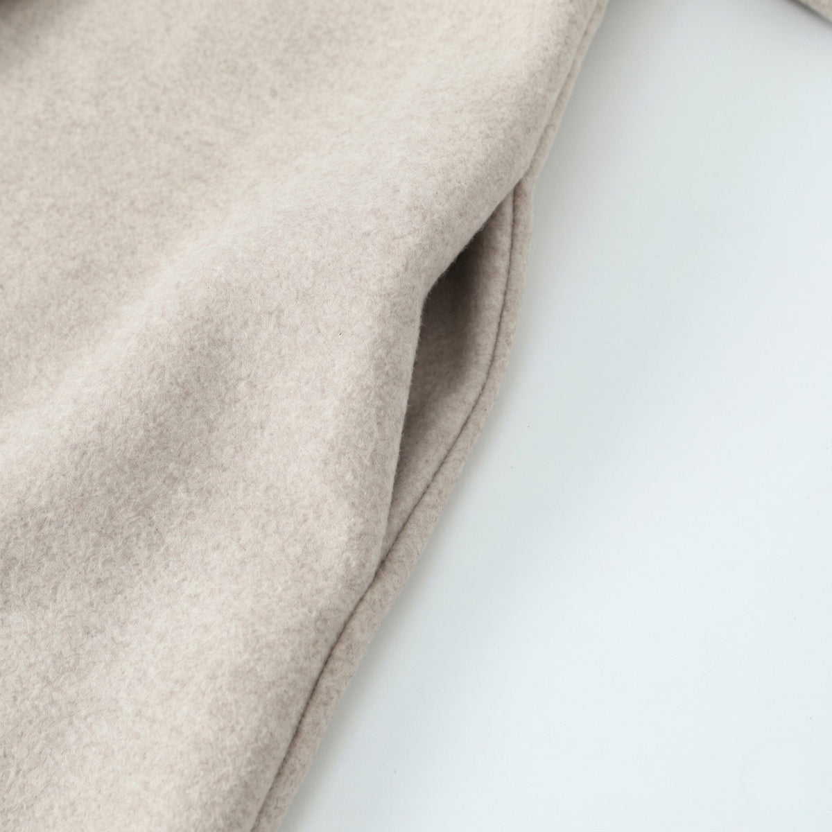 Women's Wool-Blend Coat Notch Lapel Relaxed Fit