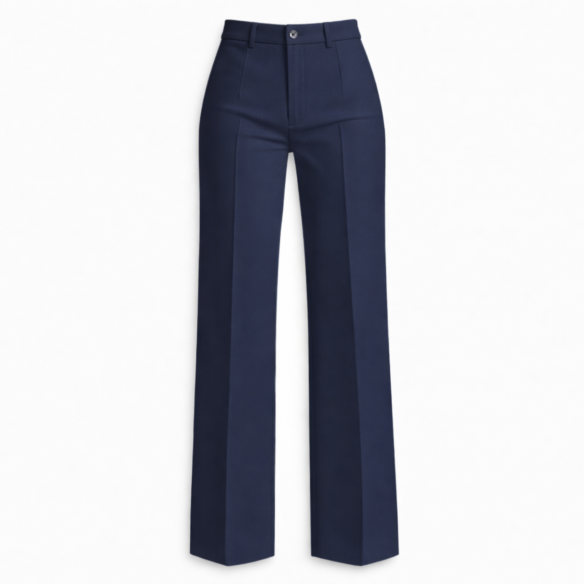 Women's High Waist Trousers Front Seam Tailored Fit