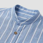 Men's Short Sleeve Shirt Striped Regular Fit