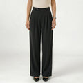 Women's High-Waist Trousers Tailored Wide-Leg Fit