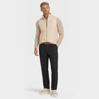 Men's Chino Trousers  Single-Pleat Straight Fit