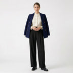 Women's High-Waist Trousers Tailored Wide-Leg Fit