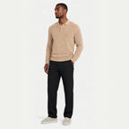 Men's Pleated Trousers Wide-Leg Tailored Relaxed Fit