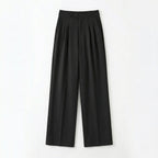 Women's High-Waist Trousers Tailored Wide-Leg Fit