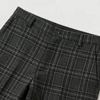 Men's Check Trousers Tailored Slim Fit