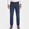 Men's Classic Denim Jeans Five-Pocket Straight Fit