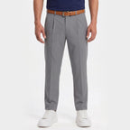 Men's Chino Trousers  Single-Pleat Straight Fit