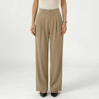 Women's High-Waist Trousers Tailored Wide-Leg Fit