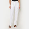 Women's High Waist Trousers Front Seam Tailored Fit