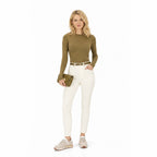 Women's Suede-Look Mesh Trainers Gum-Lug Sole Lace-Up Regular Fit - Beige front