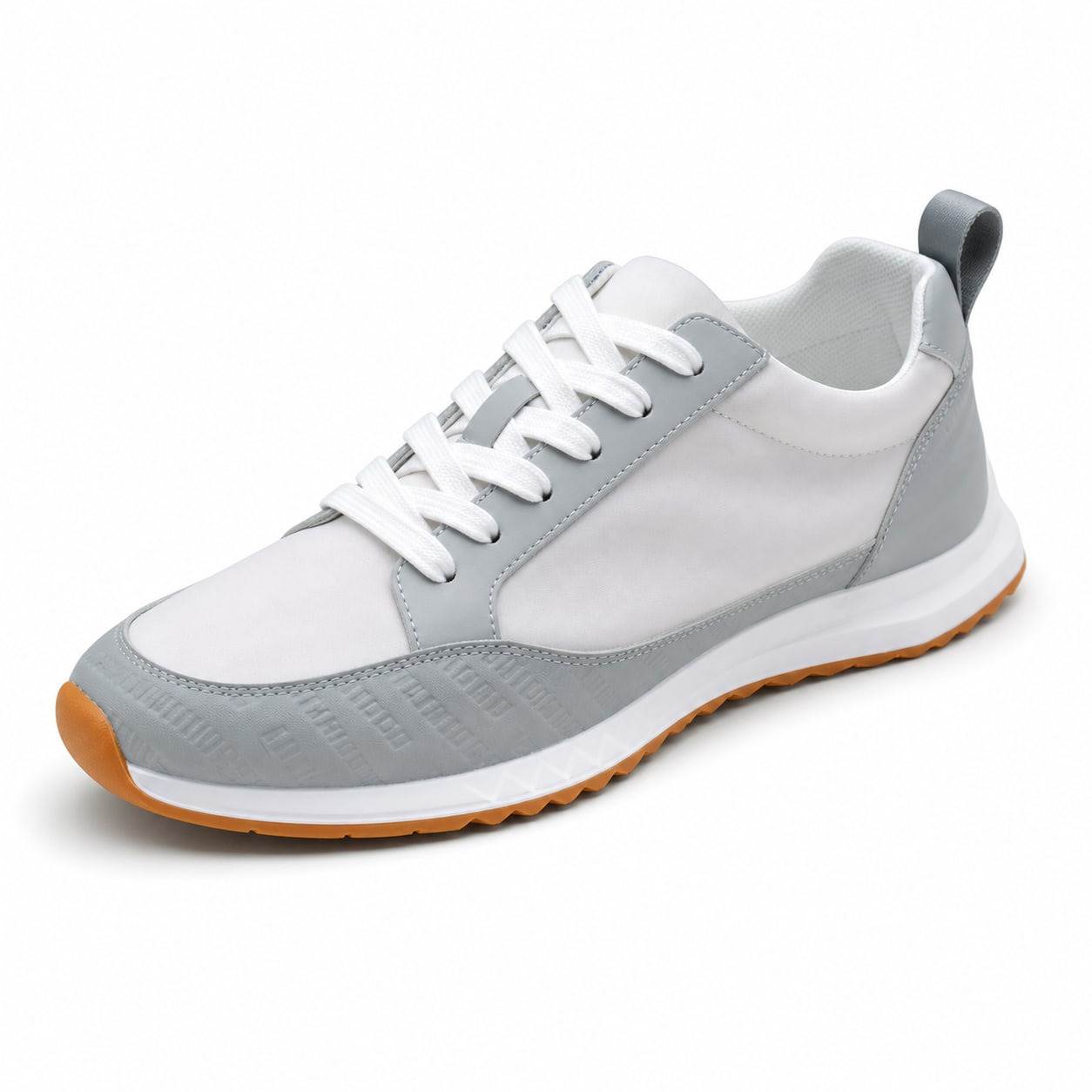 Women's Retro Trainers Textured Trim Gum Tread
