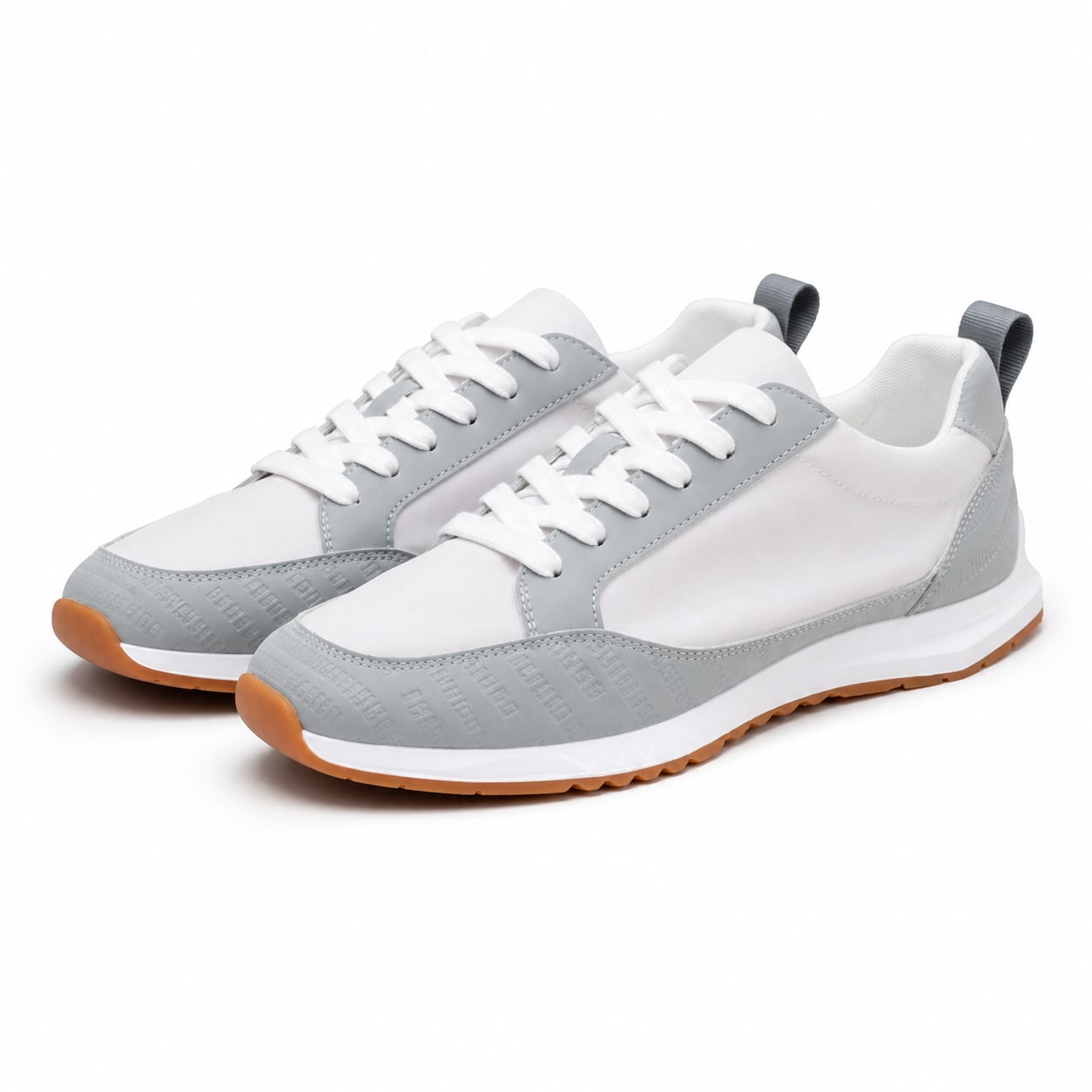Women's Retro Trainers Textured Trim Gum Tread