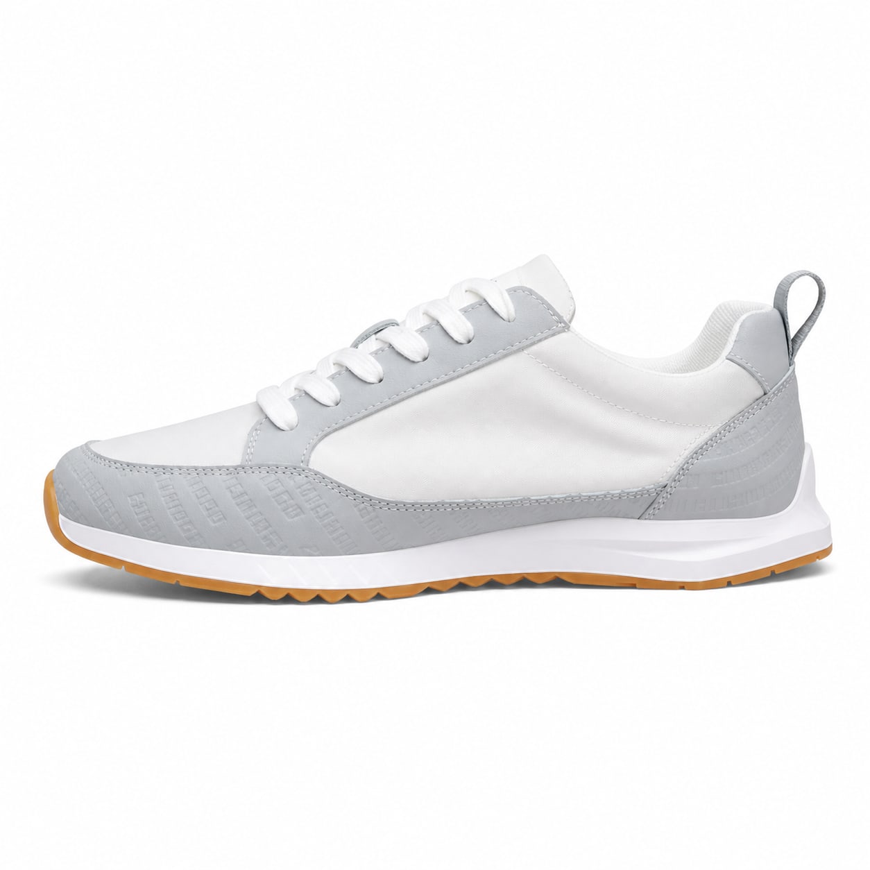 Women's Retro Trainers Textured Trim Gum Tread