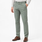 Men's Chino Trousers Straight Fit Flat Front