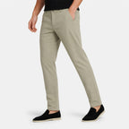 Men's Chino Trousers Straight Fit Flat Front