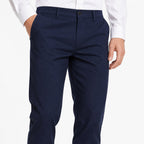 Men's Chino Trousers Straight Fit Flat Front