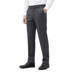 Men's Tailored Trousers Pressed Crease Straight Fit