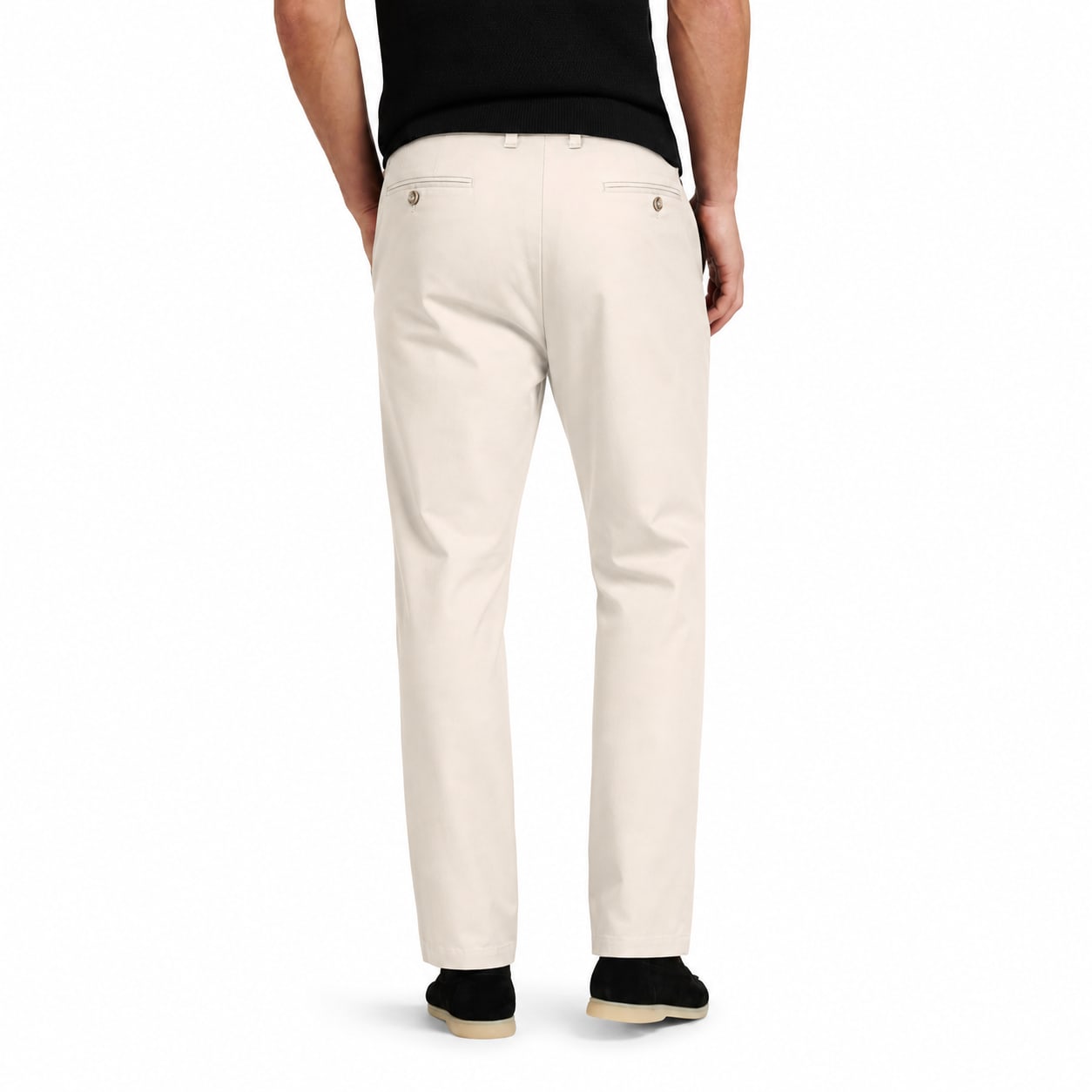 Men's Casual Chino Trousers Regular Straight Fit