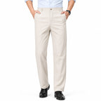 Men's Casual Chino Trousers Regular Straight Fit