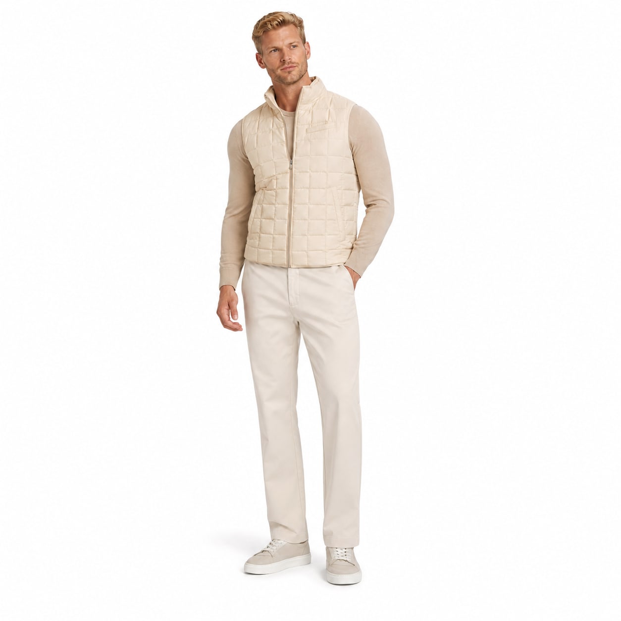 Men's Casual Chino Trousers Regular Straight Fit