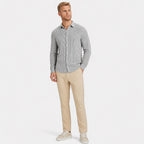 Men's Long-Sleeve Shirt Striped Regular Fit