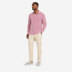 Men's Long-Sleeve Shirt Striped Regular Fit
