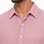 Men's Long-Sleeve Shirt Striped Regular Fit